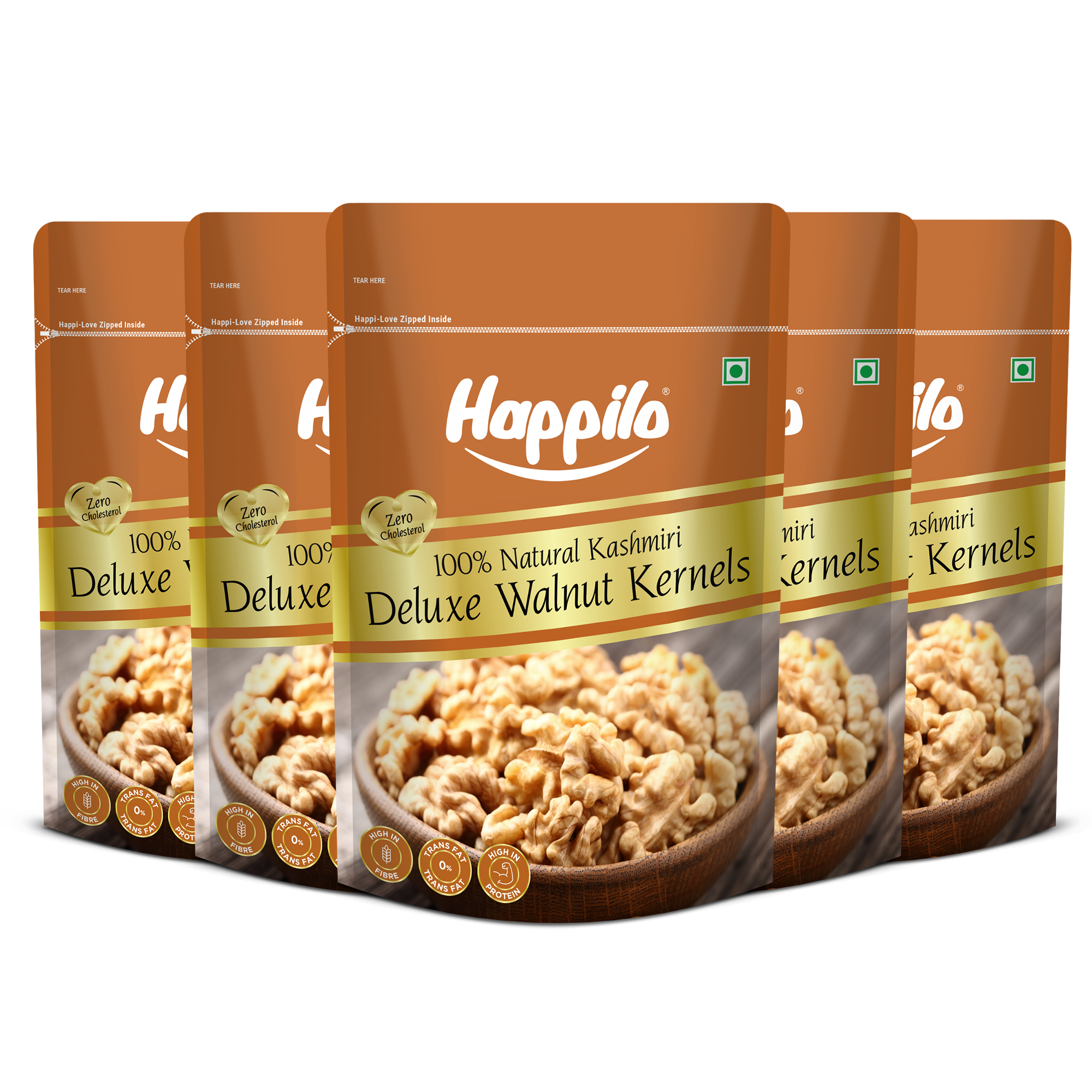 Happilo 100% Natural Deluxe Kashmiri Walnut Kernels