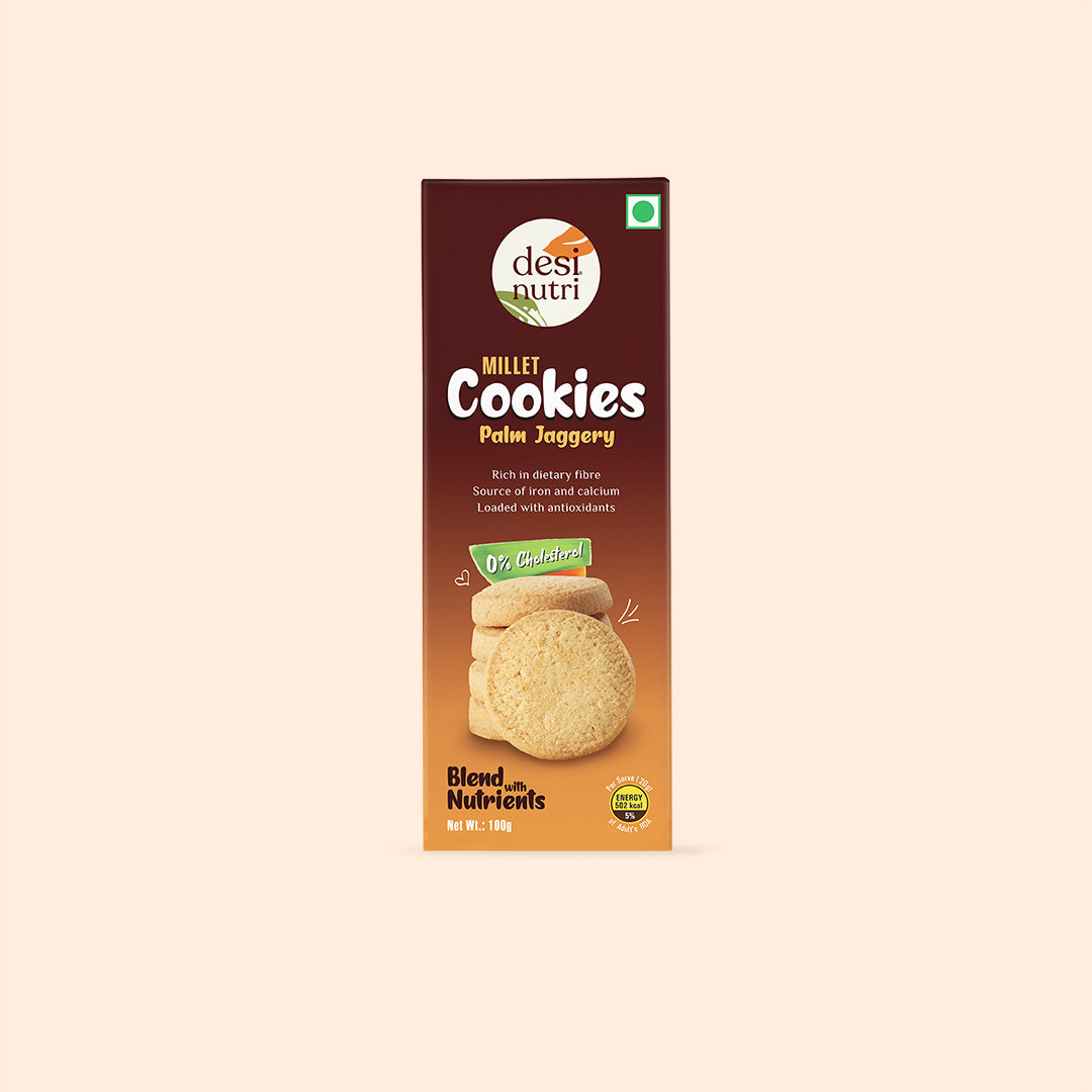 Millet Cookies Palm Jaggery - 100g