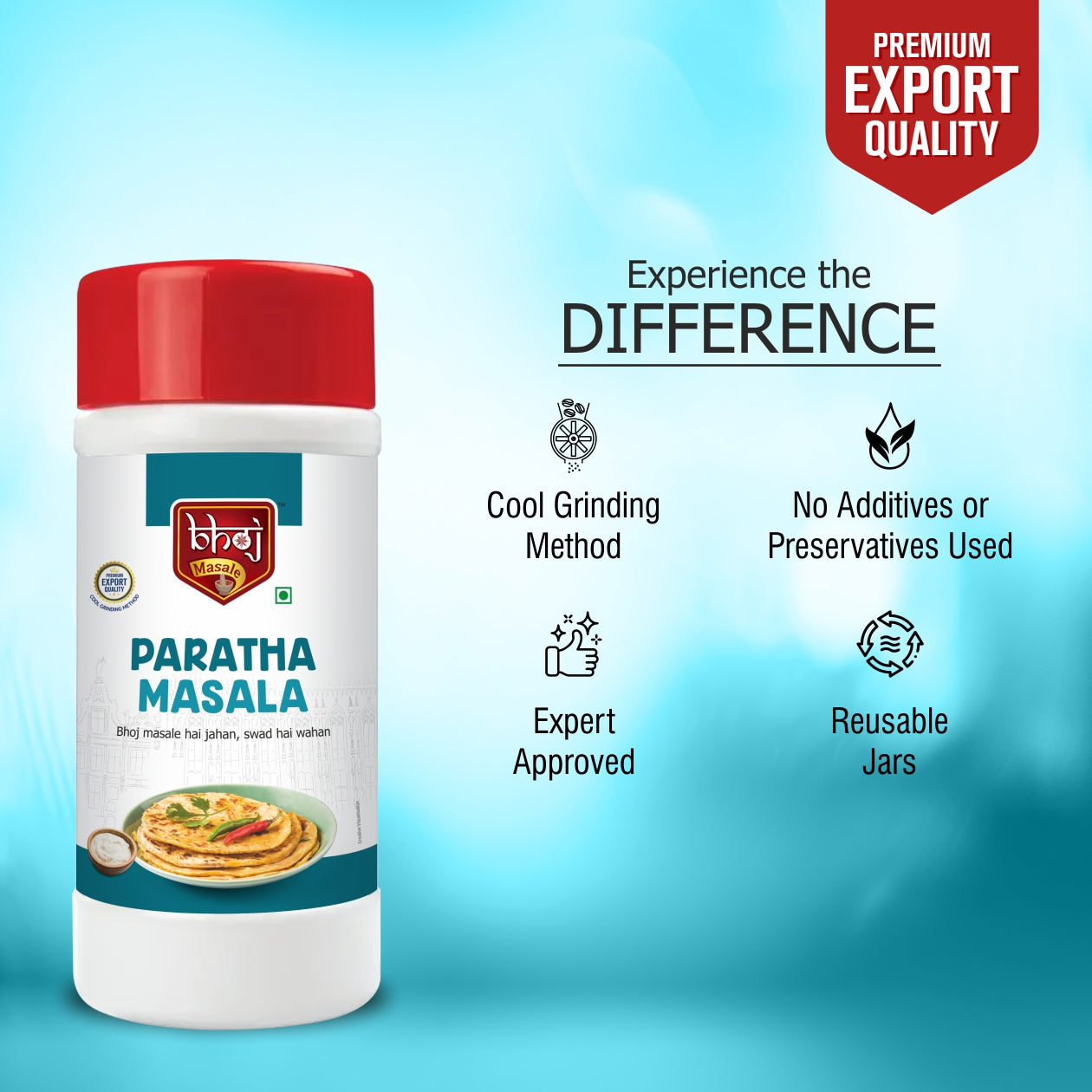 Paratha Masala - PET JAR 500g(Net 450g)