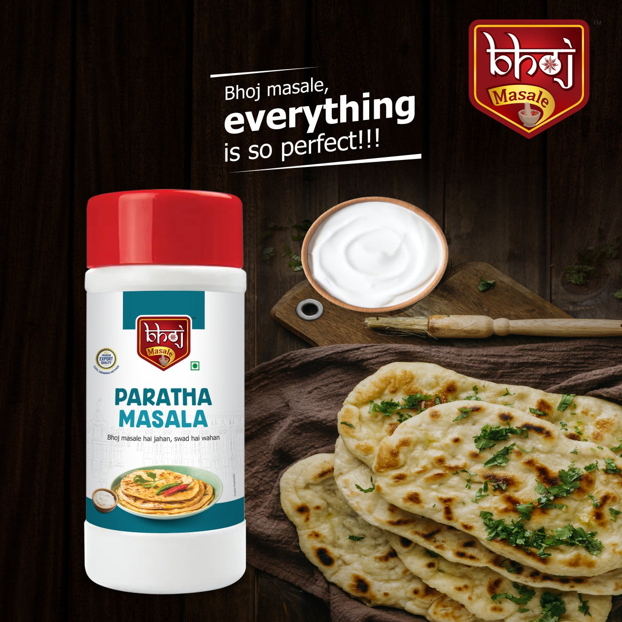 Paratha Masala - PET JAR 500g(Net 450g)