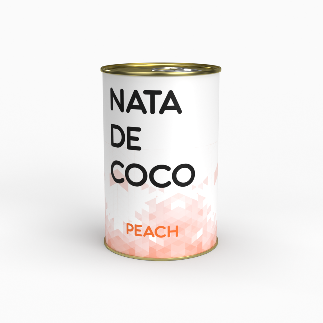 Peach Nata De Coco - 400 gms