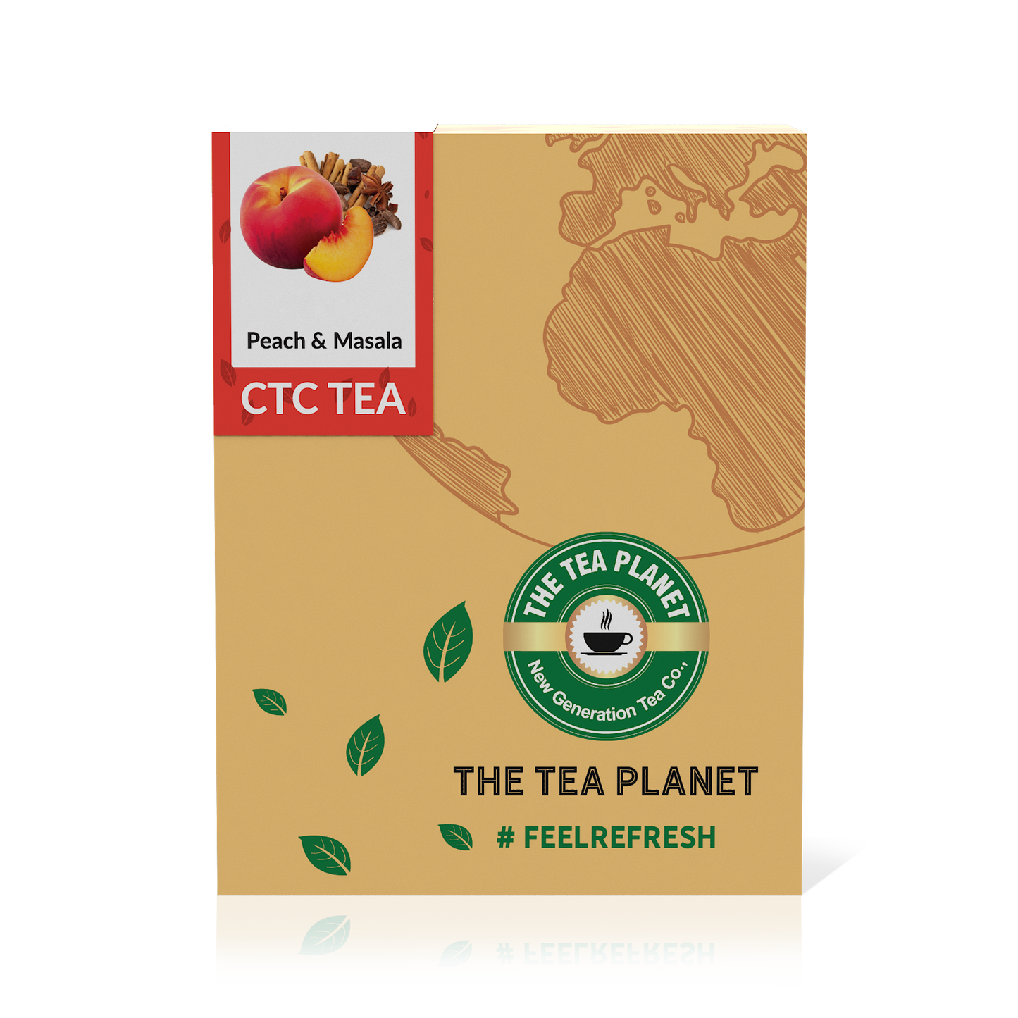 Peach & Masala Flavored CTC Tea