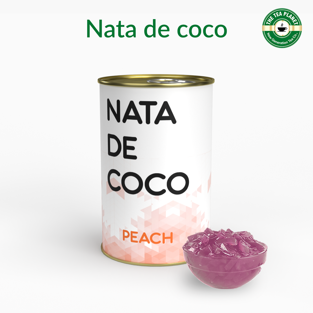 Peach Nata De Coco - 400 gms