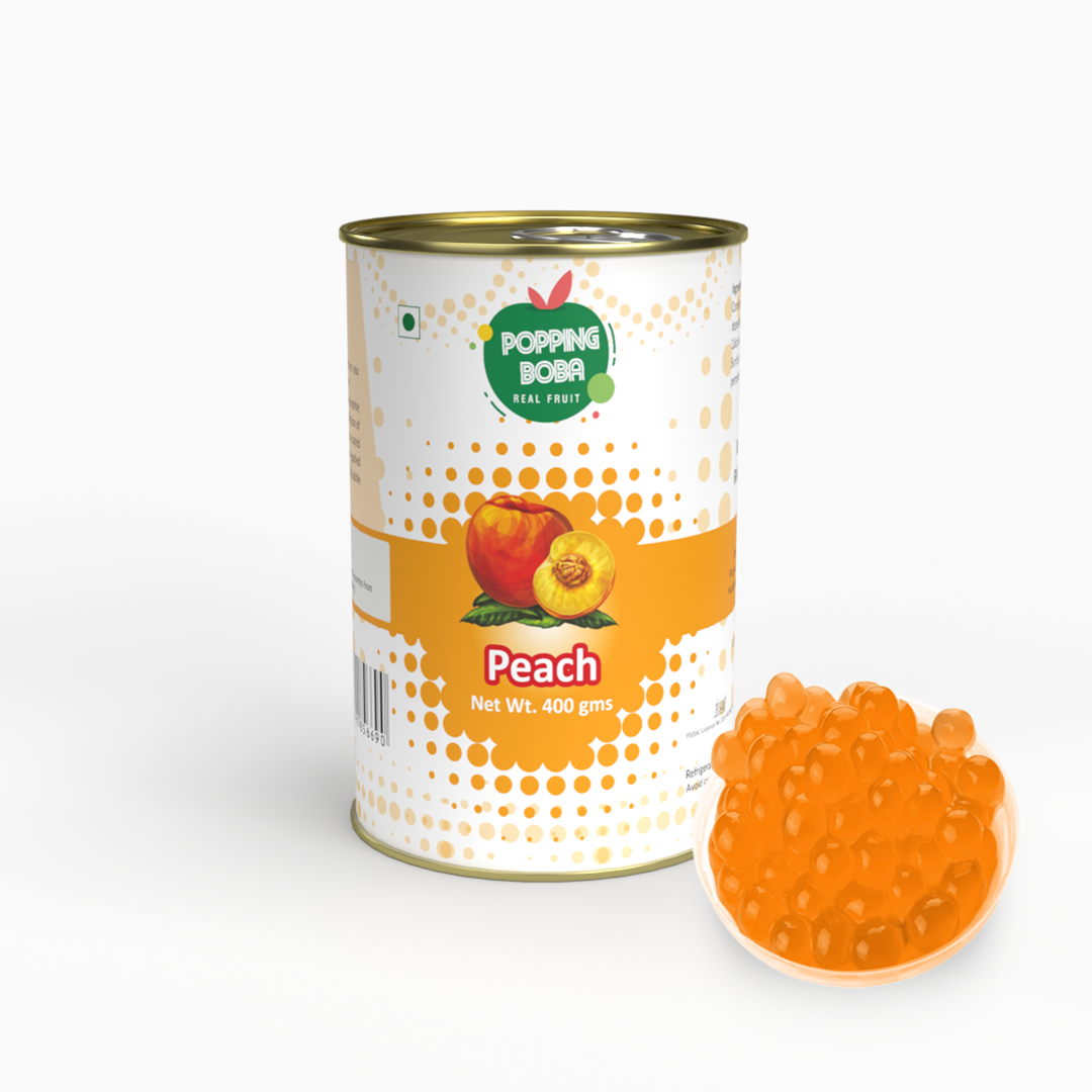 Peach Popping Boba - 400 gms