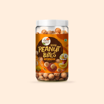 Ragi Peanut Bites Jaggery Coated - 80g