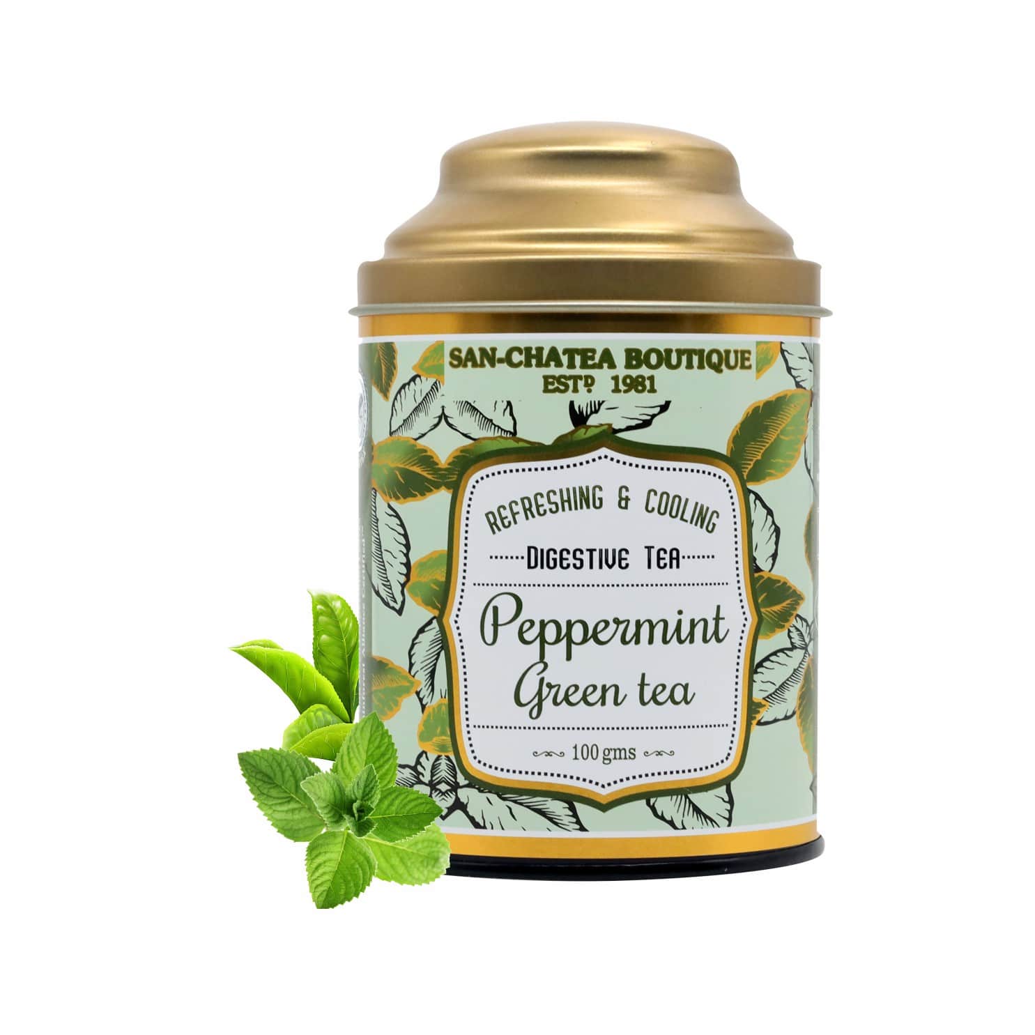 Peppermint Green Tea