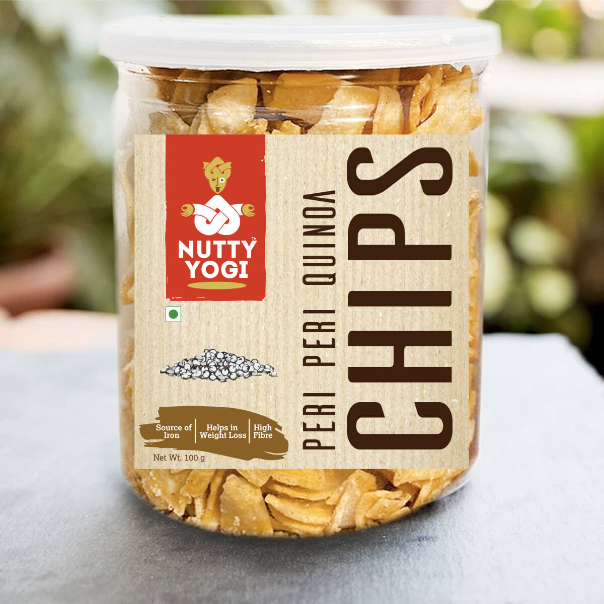 Nutty Yogi Peri Peri Quinoa Chips