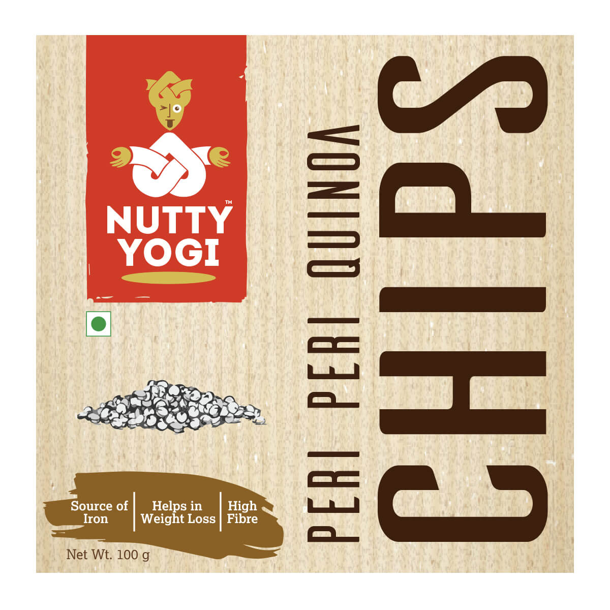 Nutty Yogi Peri Peri Quinoa Chips