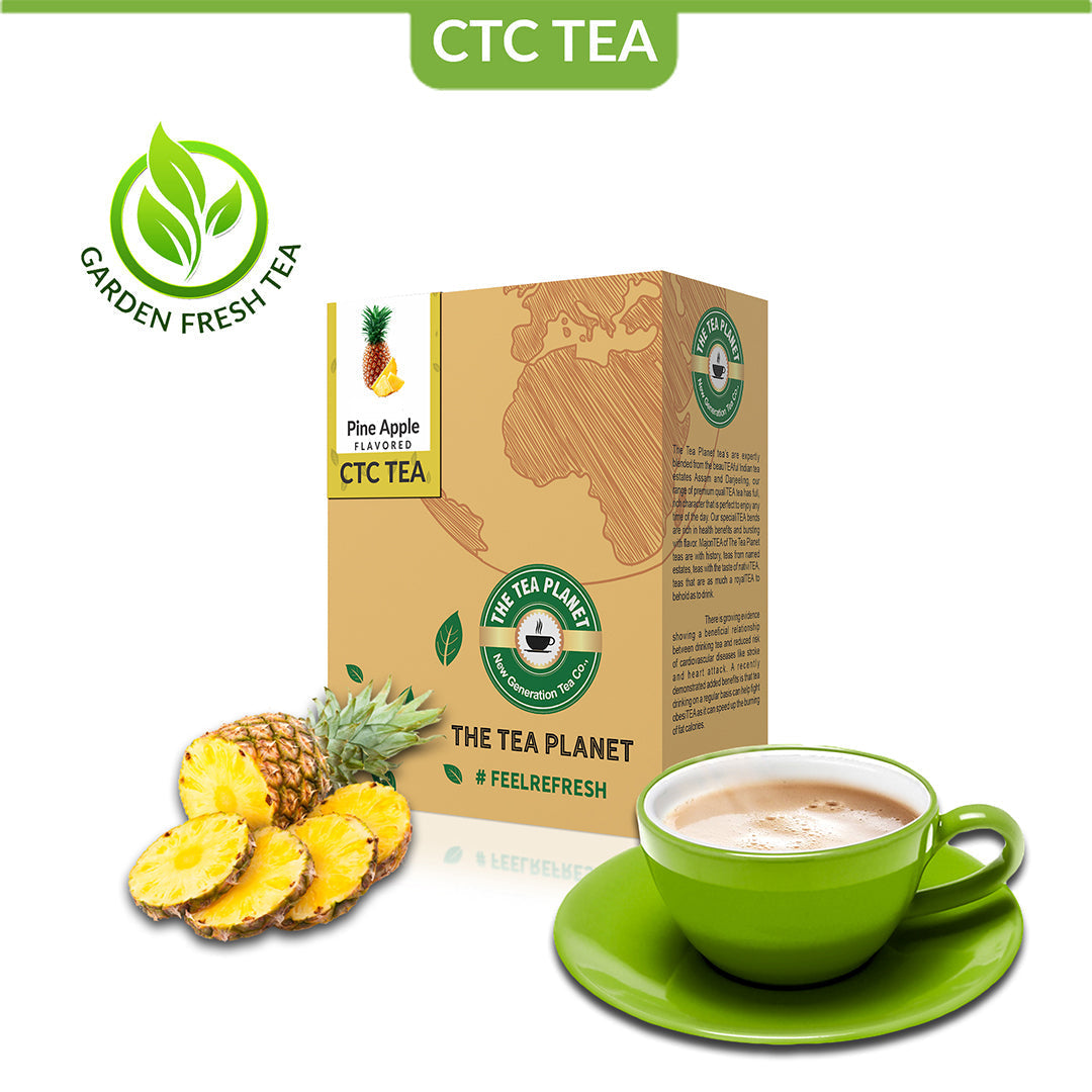 Pine Apple Flavored CTC Tea