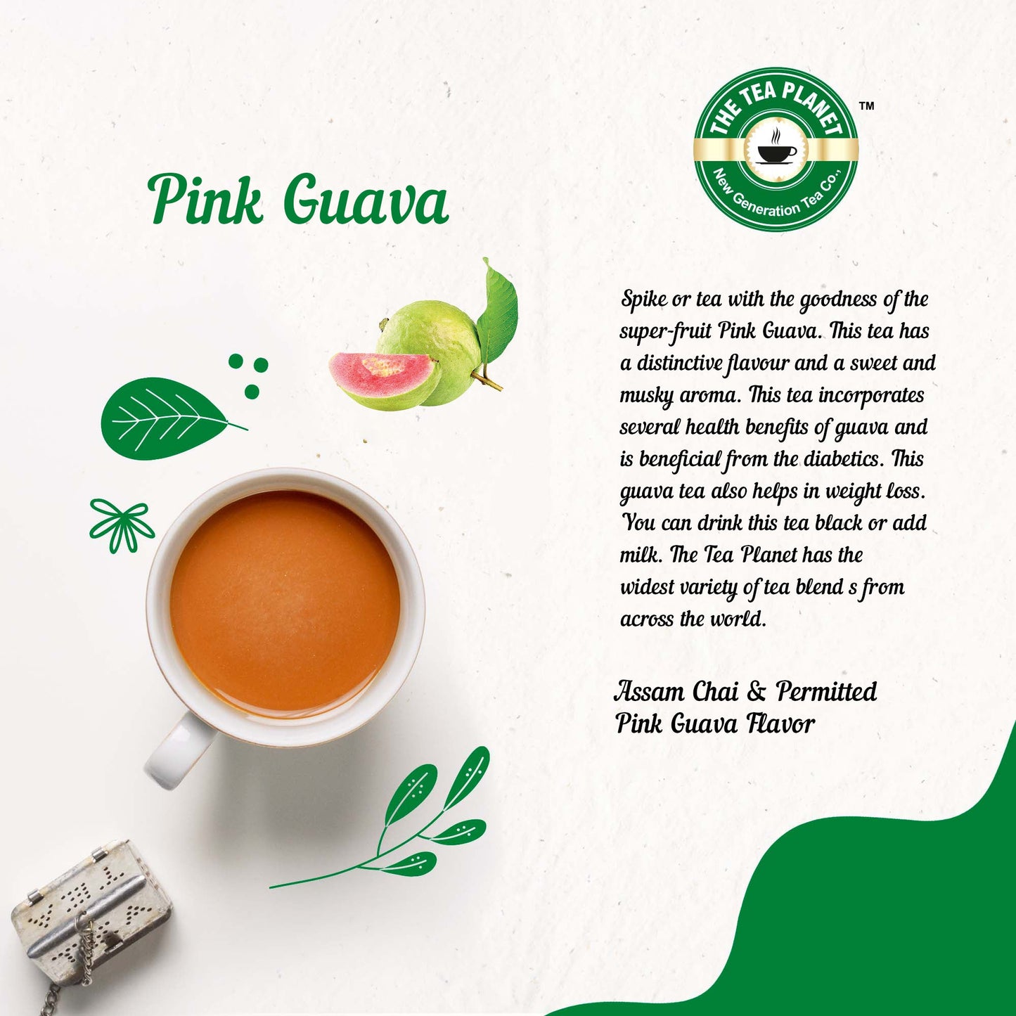 Pink Guava Flavored CTC Tea