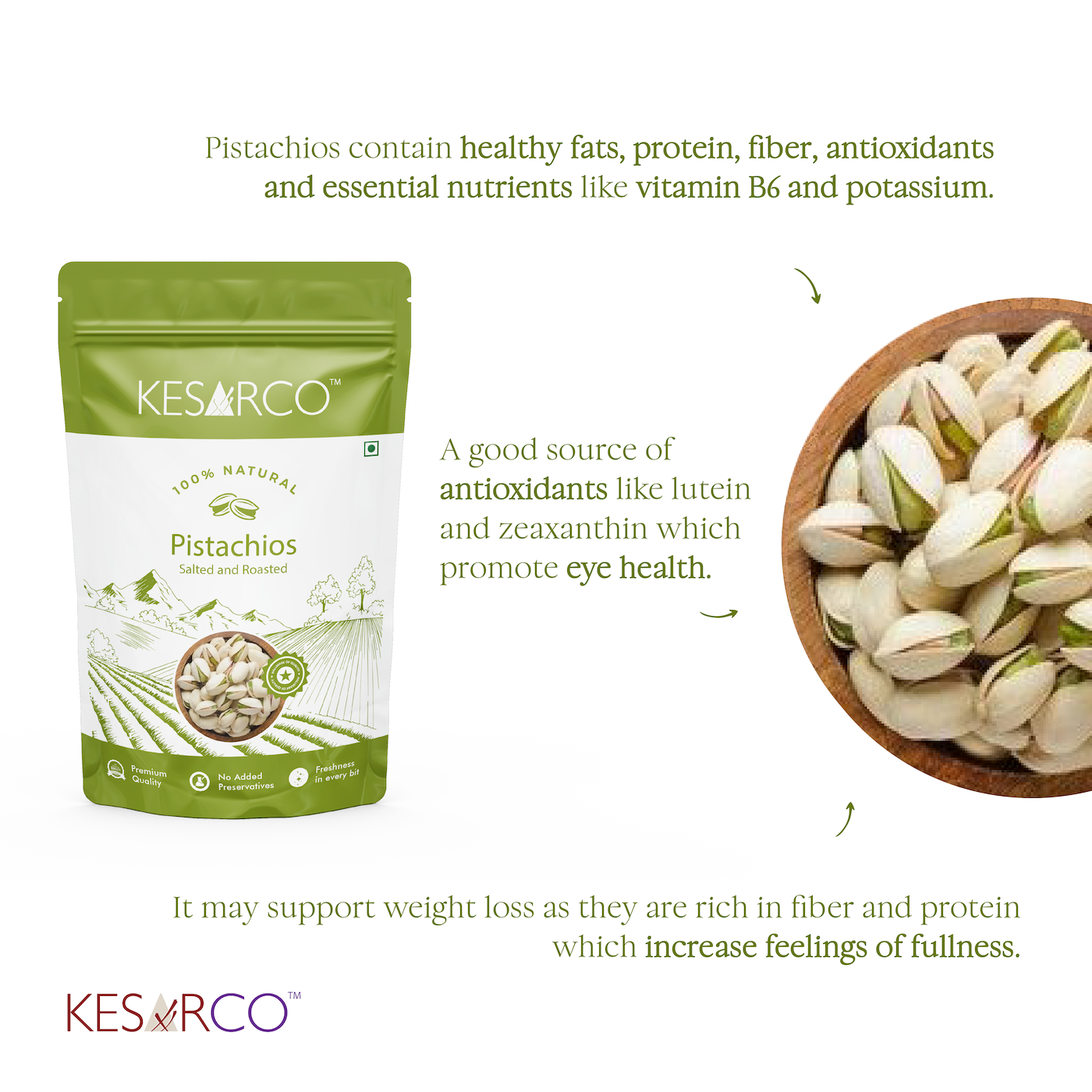 Pistachios (Salted & Roasted)