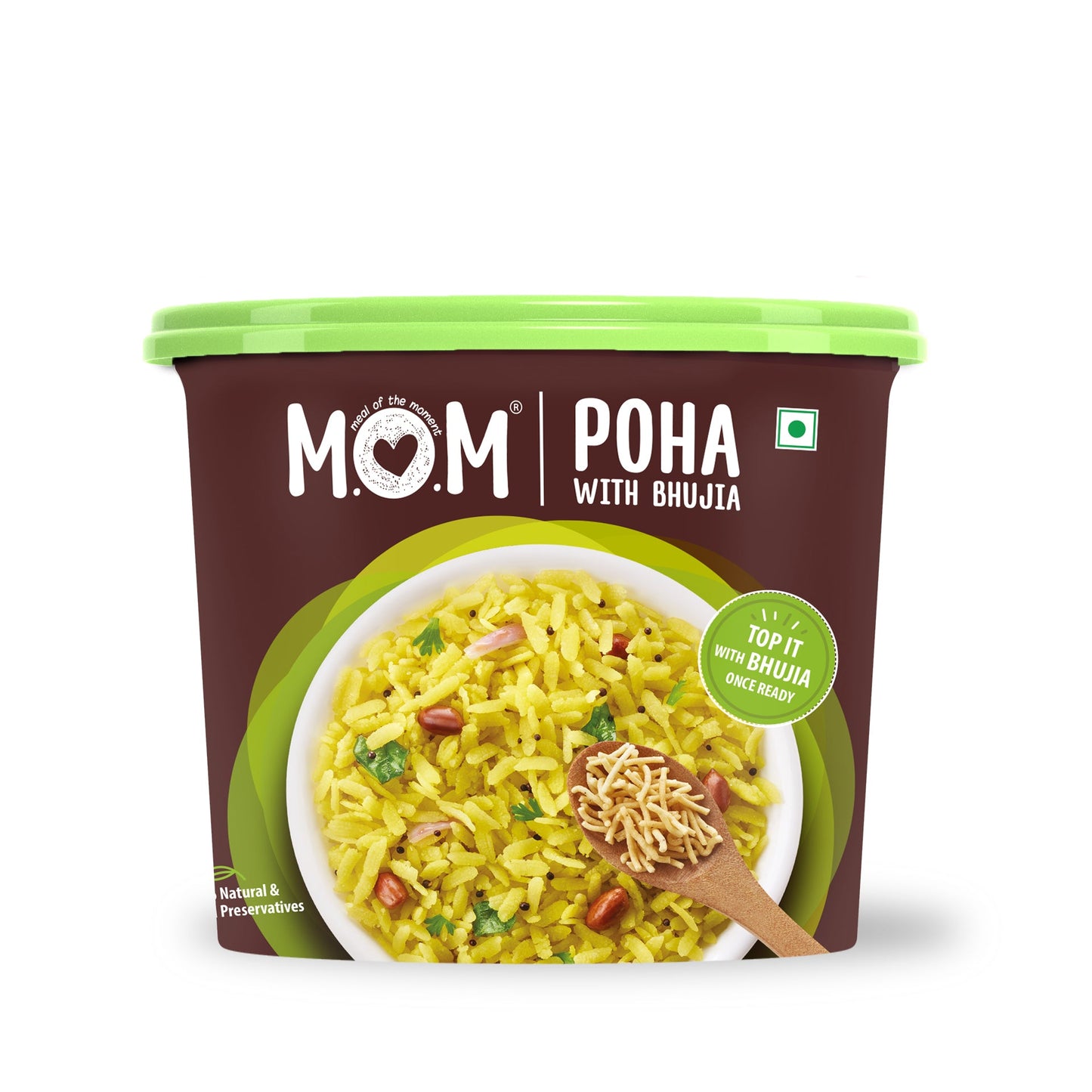 Poha with Bhujia, 80g - Ready to Eat | Instant Food | No Added Preservatives