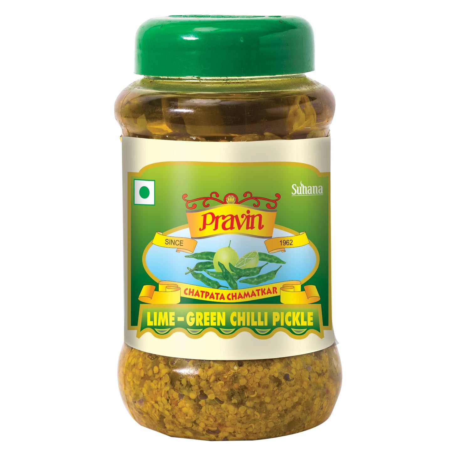 Pravin Lime - Green Chilli Pickle Jar