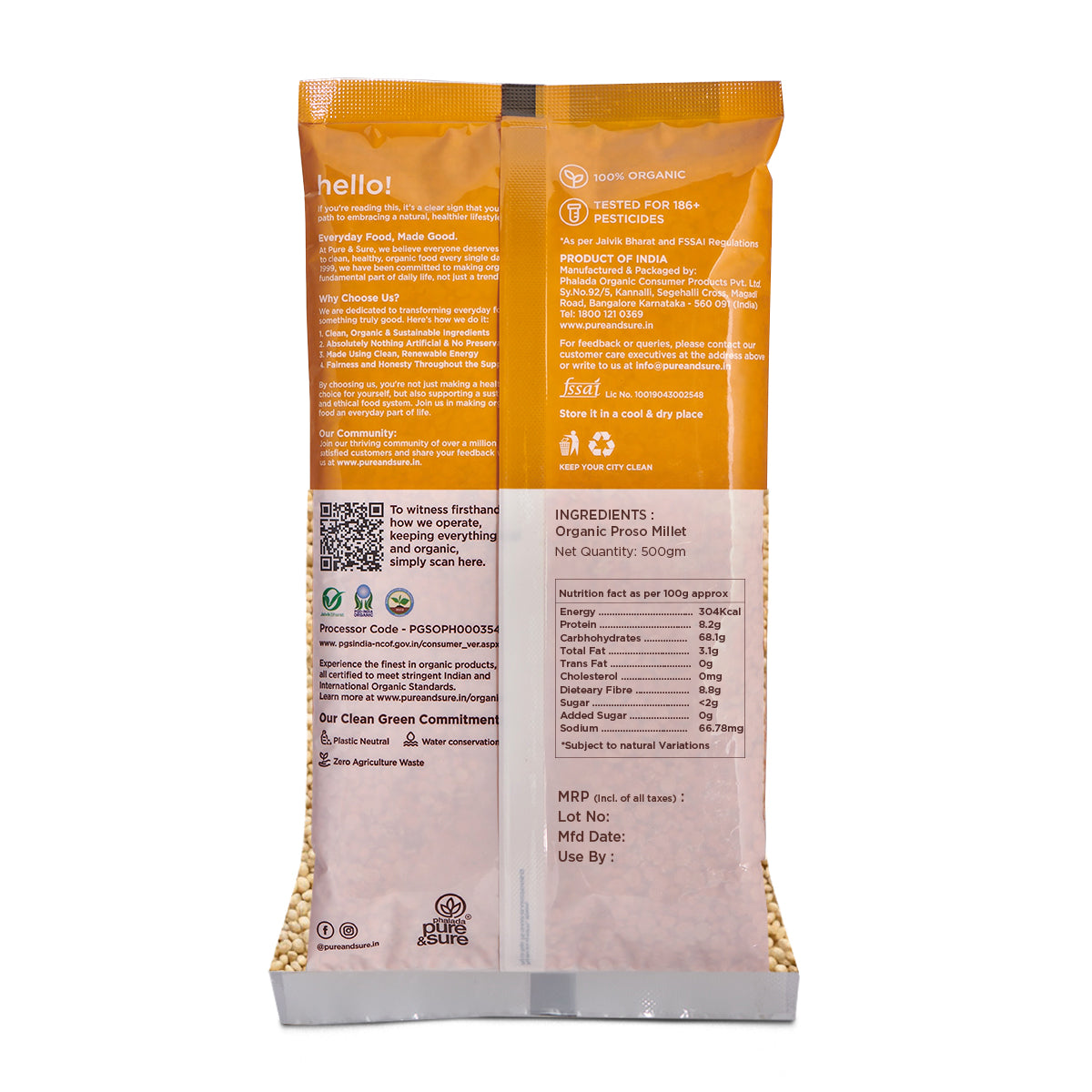 Organic Proso Millet-500g