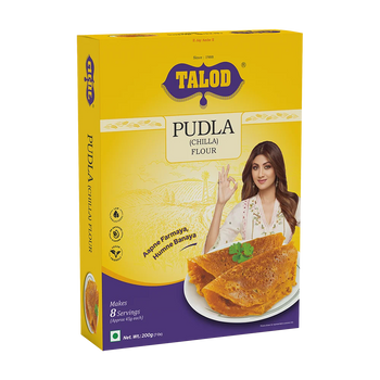 Pudla (Chilla) Instant Mix Flour – Healthy & Tasty, Makes 8 Servings, 200g