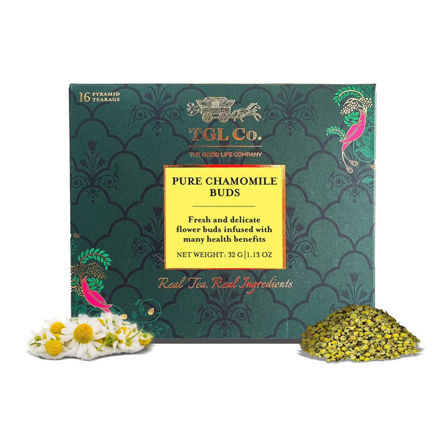 Pure Chamomile Buds in Tea bags / Loose Tea Leaf