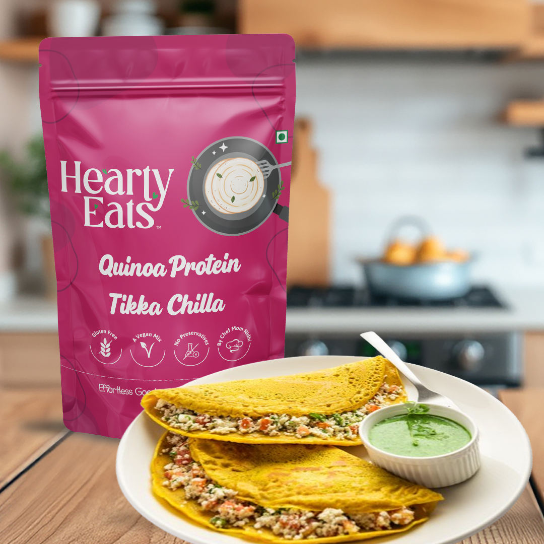 Quinoa Protein Tikka Chilla