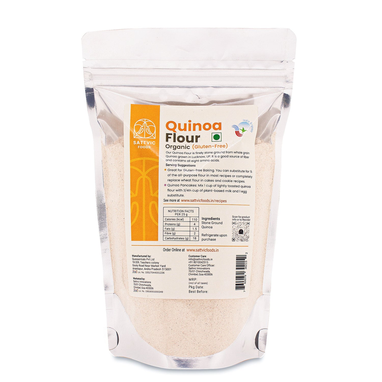 Quinoa Flour | Certified Organic & Gluten-free