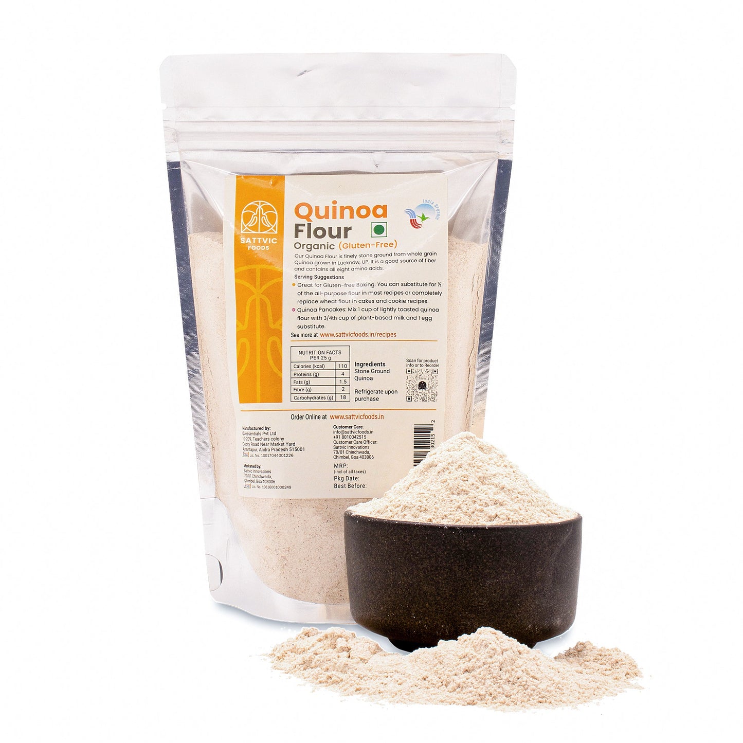 Quinoa Flour | Certified Organic & Gluten-free