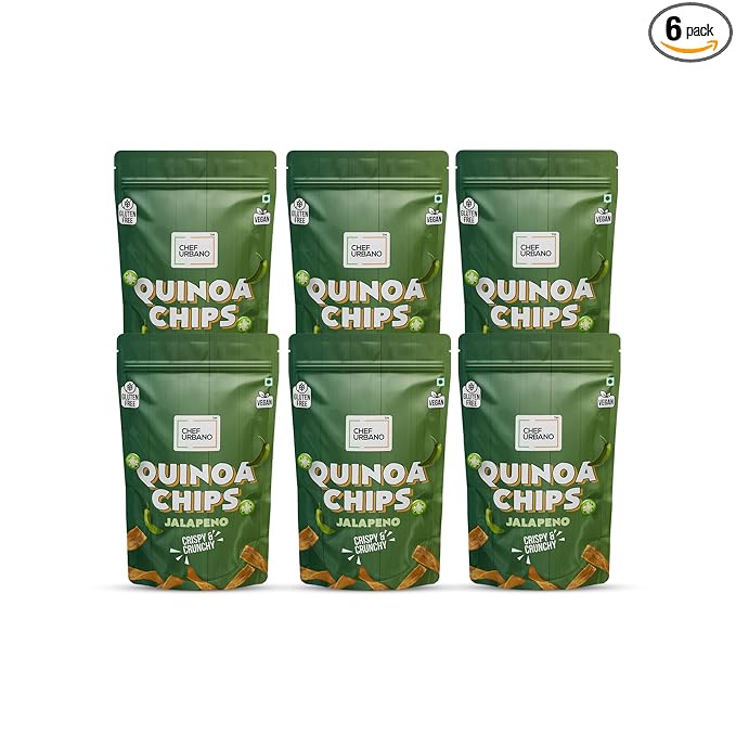 Chef Urbano Quinoa Chips Jalapeno 85g