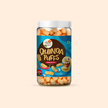 Quinoa Puffs Spicy Garlic - 60g