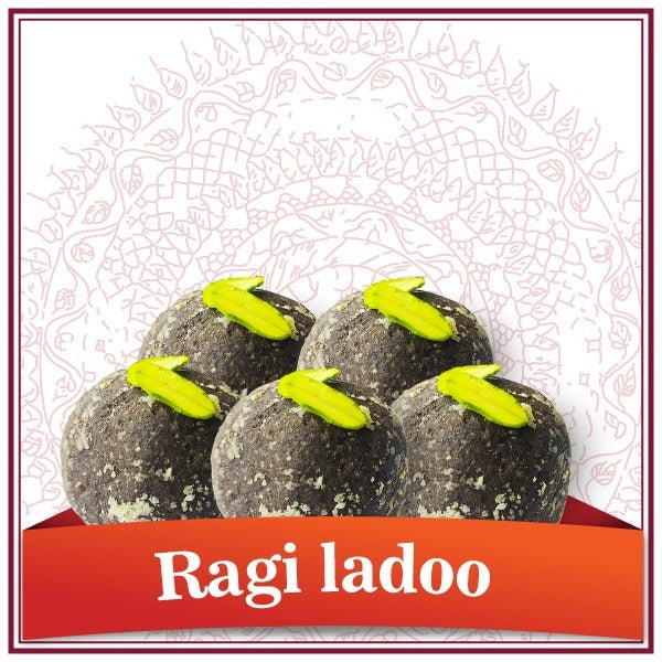 Dhatu Vegan Ragi Laddu - Millet- Organic - 150 gms