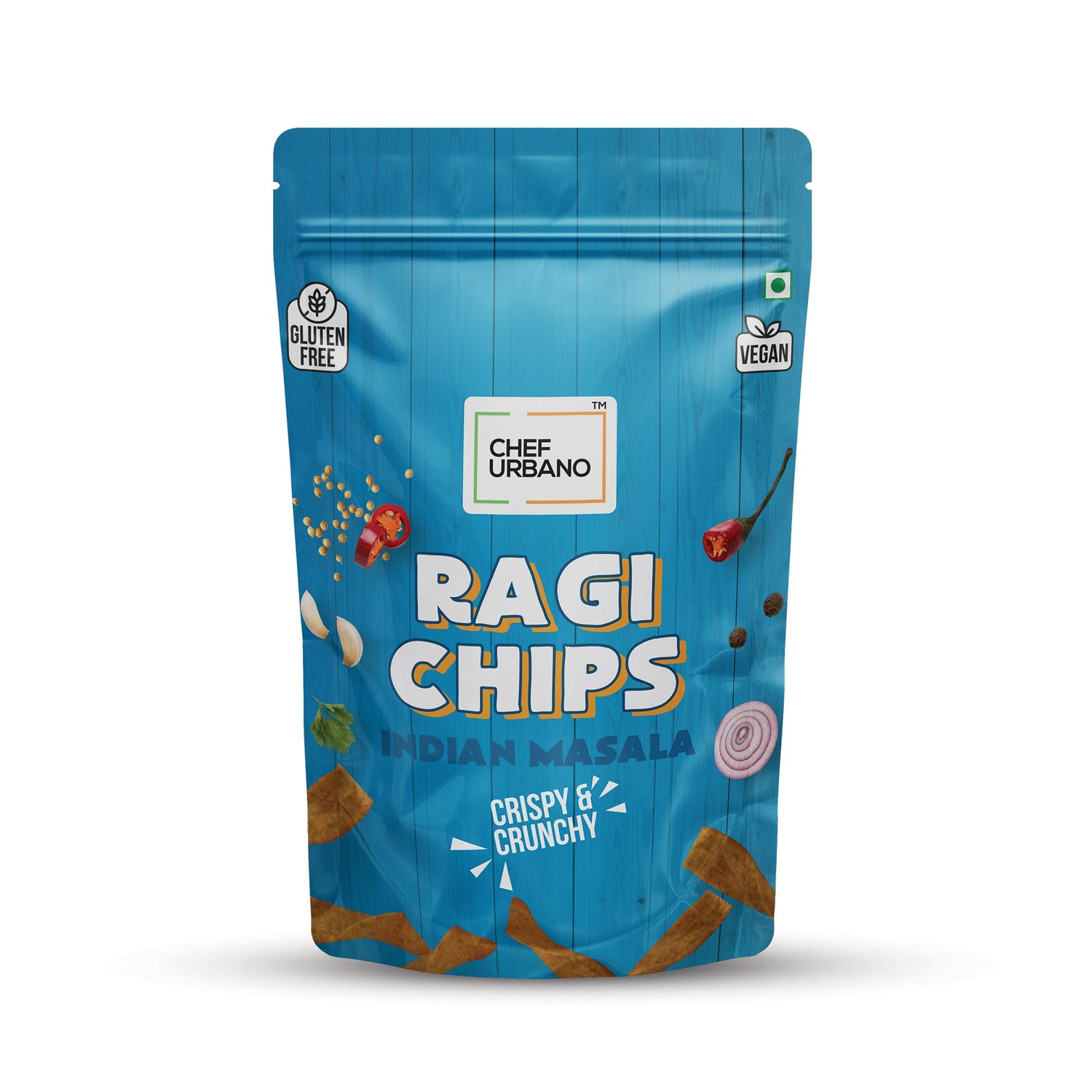 Chef Urbano Ragi Chips Indian Masala 85g