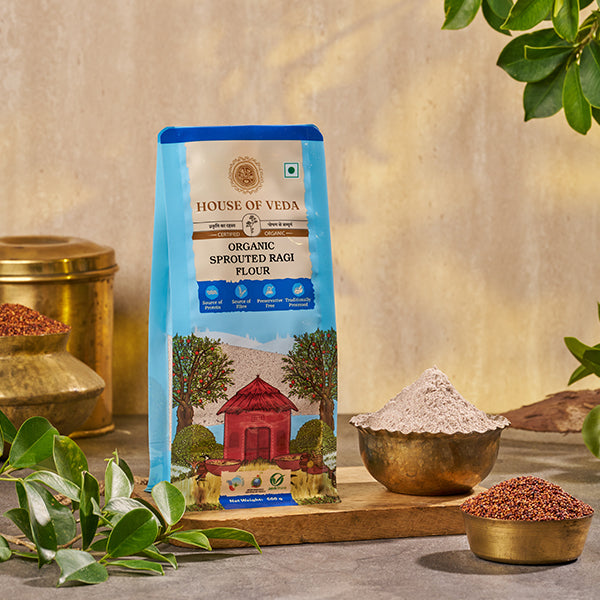 Organic Sprouted Ragi Flour 500g