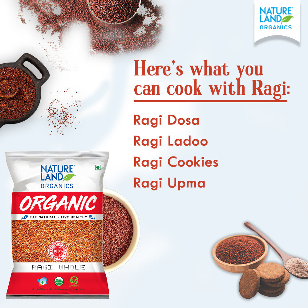 Organic Ragi Whole 1 Kg