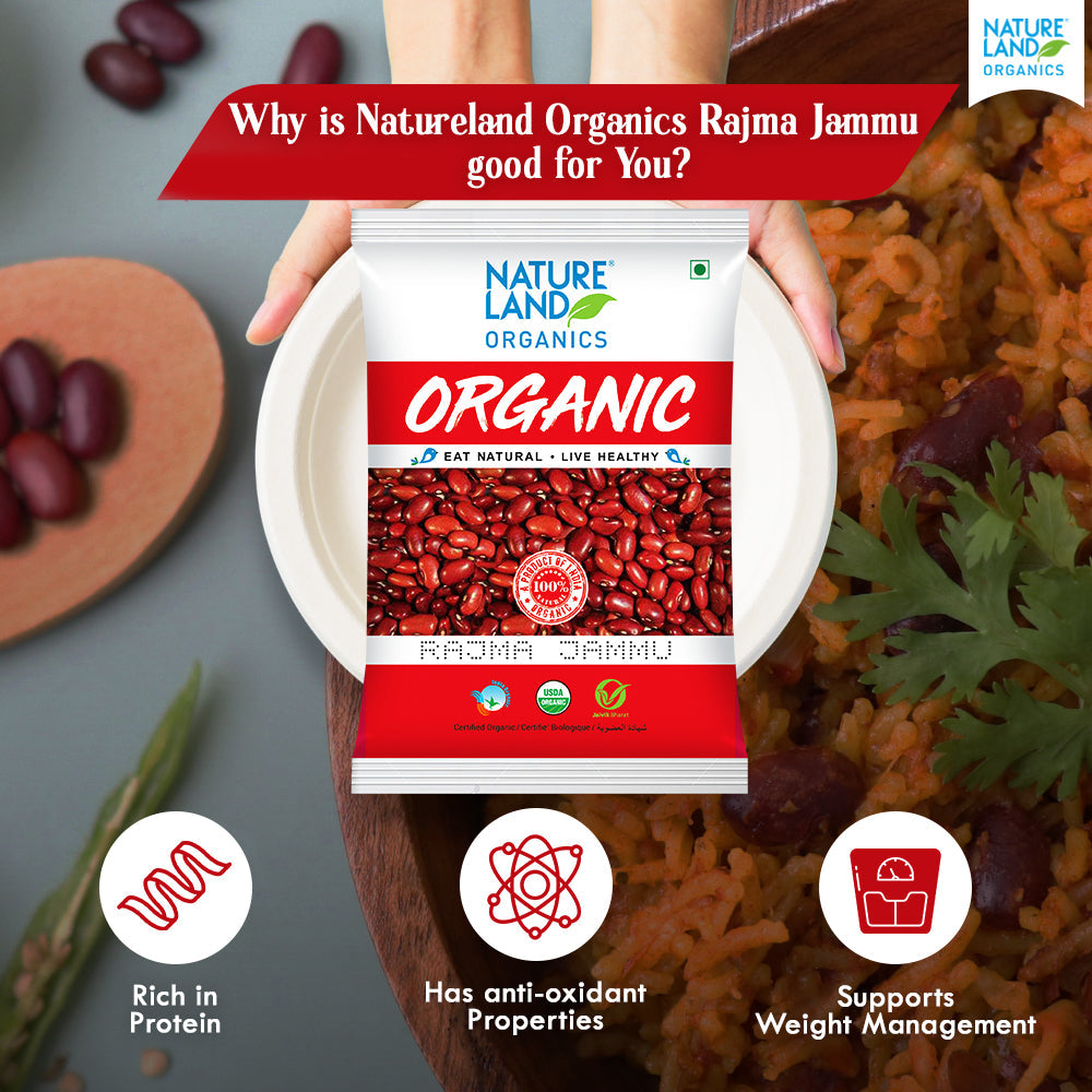 Organic Rajma Jammu 1 Kg