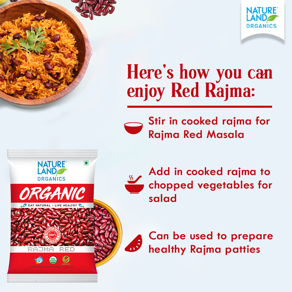 Organic Rajma Red 1 Kg