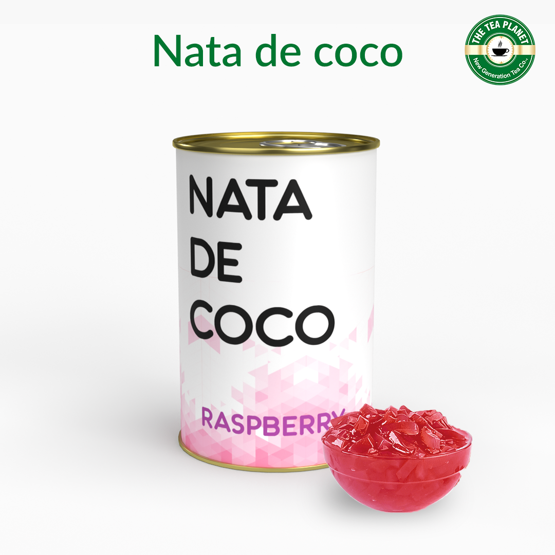 Raspberry Nata De Coco - 400 gms