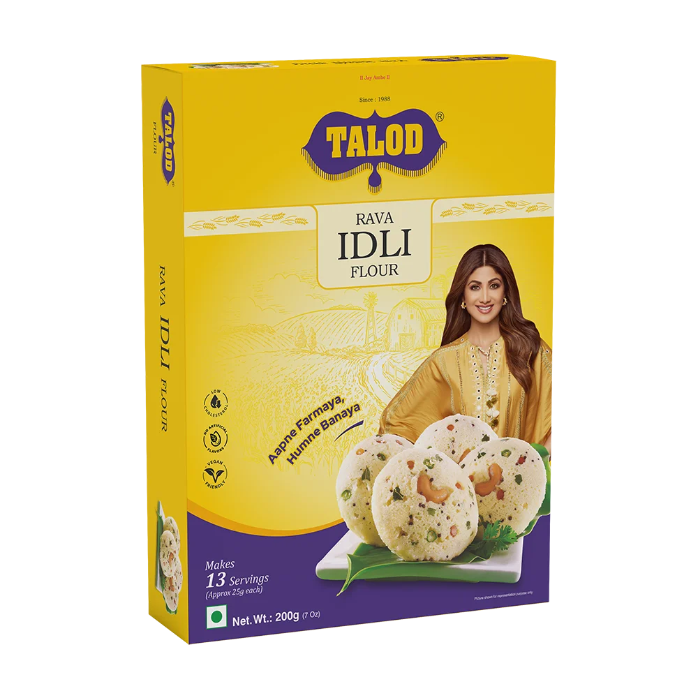 Talod Rava Idli Instant Mix Flour - 200 gms - Veeha Foods