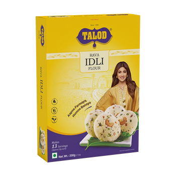 Rava Idli Instant Mix Flour – Healthy & Tasty, Makes 13 Servings, 200g