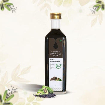 Black Sesame Oil - Wooden Cold Pressed|Til/Gingelly Cooking Oil