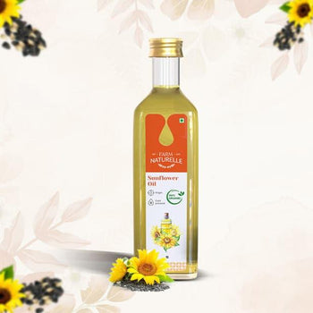 Cold Pressed & Wood Pressed Sunflower Oil | Finest Certified Organic Sunflower Oil | 100% Natural