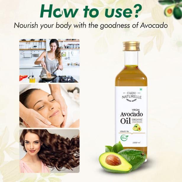 100% Pure Extra Virgin Avocado Oil is Pressed from The Fleshy Pulp Surrounding The Avocado