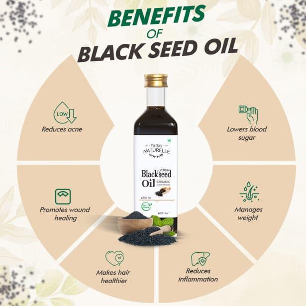 100% Pure Black Seed Oil | Organic Black Seed Oil