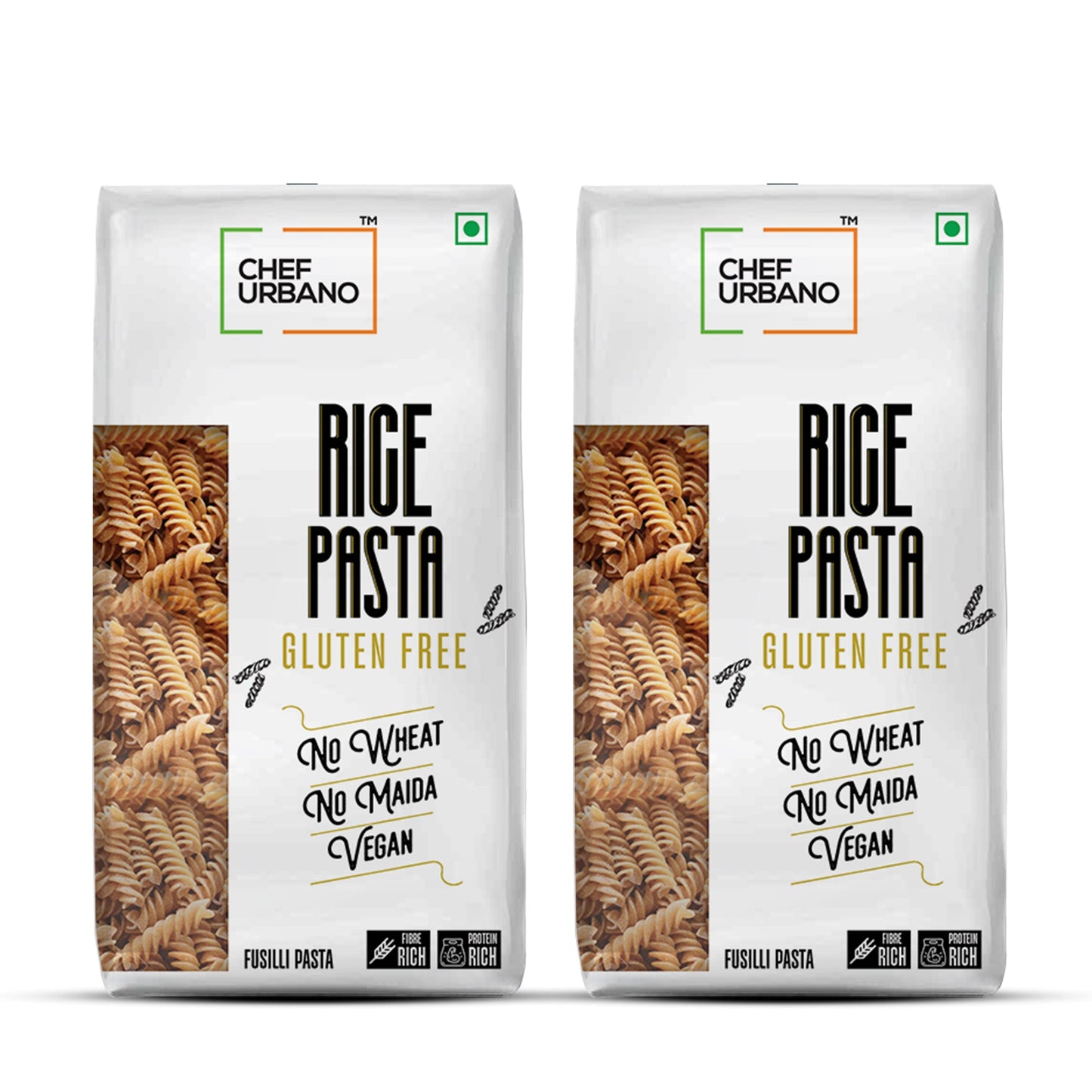 Chef Urbano Gluten Free Rice Fusilli Pasta 250 Gms