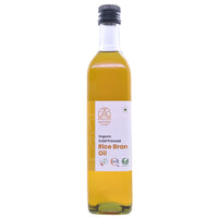 Rice Bran Oil | Organic and Cold-Pressed | Healthy Cooking Oil