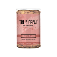 TRUE CREW Roasted Almonds 120 g Jar