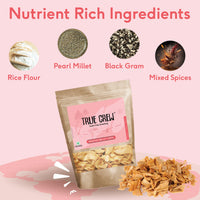 TRUE CREW - Millet Chips, 125 g