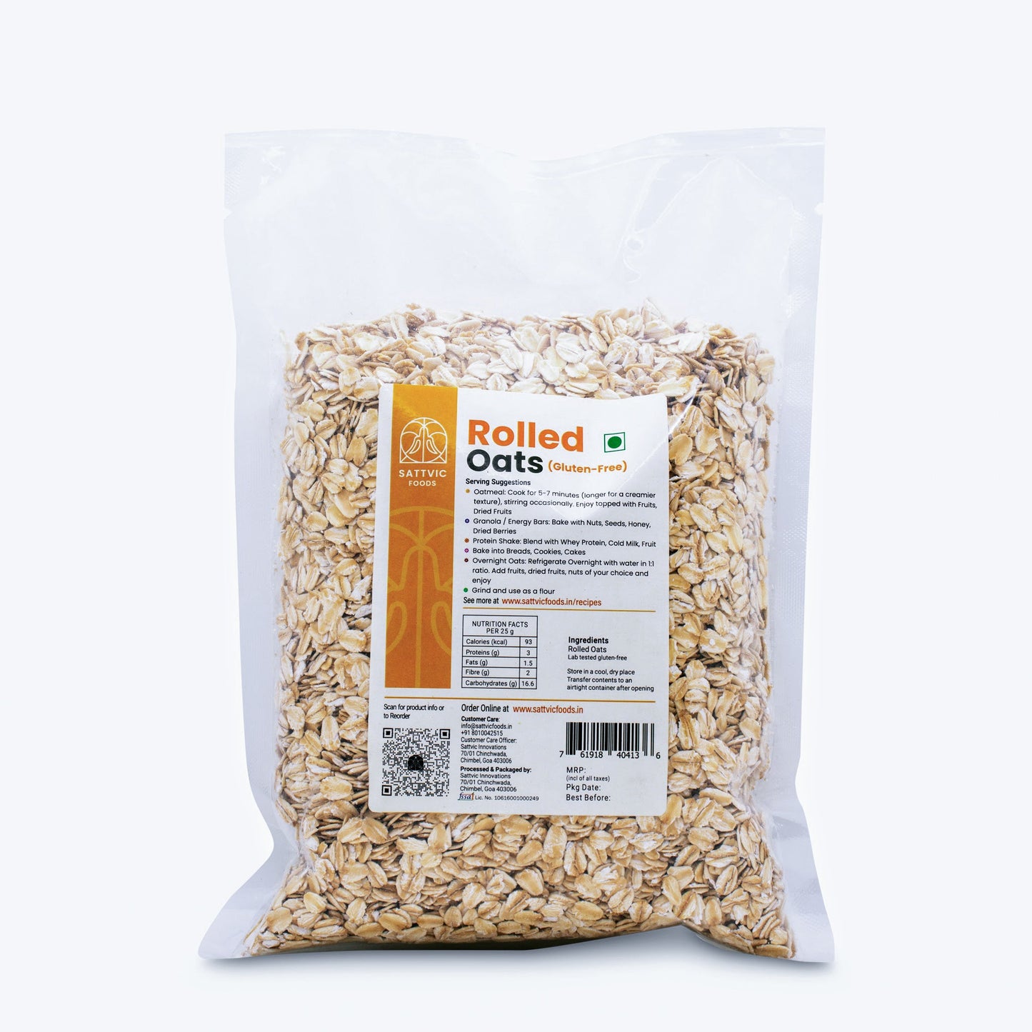 Rolled Oats | Jumbo-Sized | Gluten-free