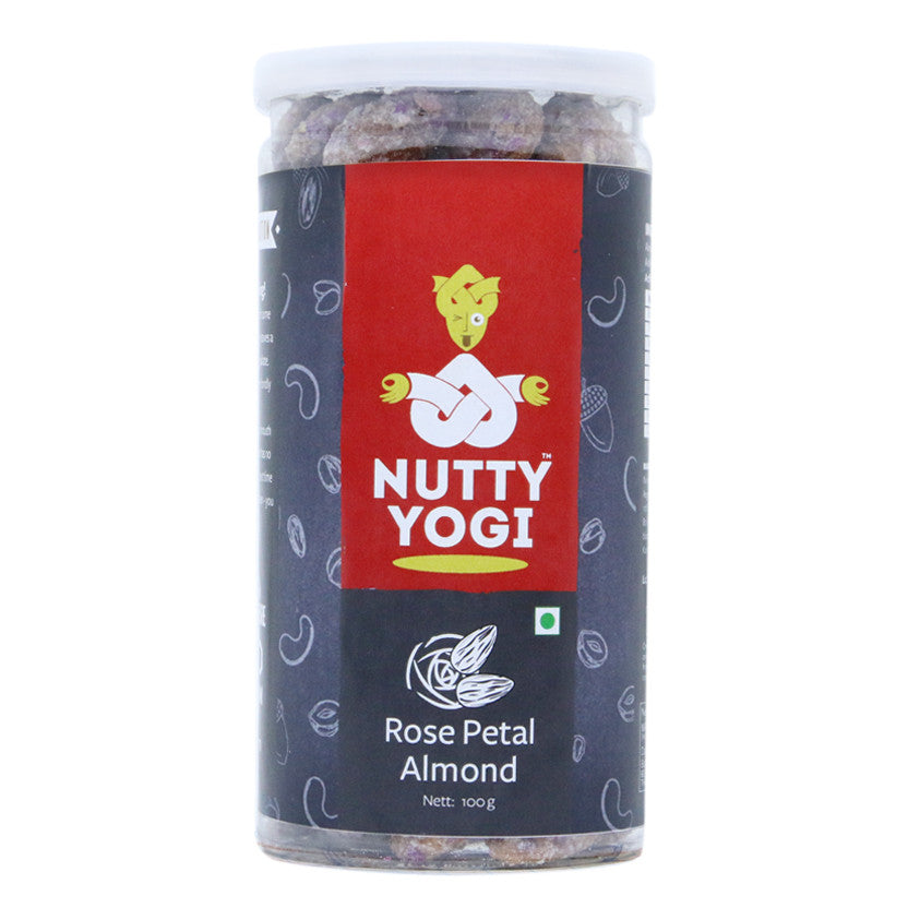 Nutty Yogi Rose Petal Almonds 100g