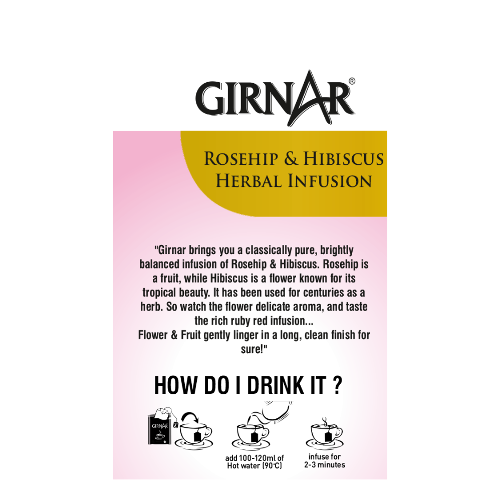 Girnar Rosehip & Hibiscus Herbal Infusion