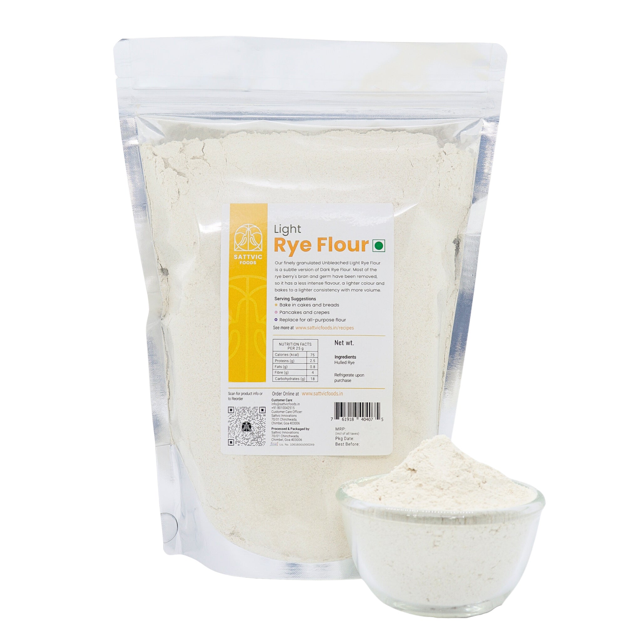 Himalayan Rye Flour | Rich in Dietary Fibre