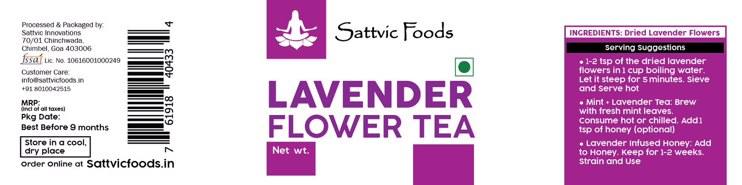 Lavender Flowers - Herbal Tea