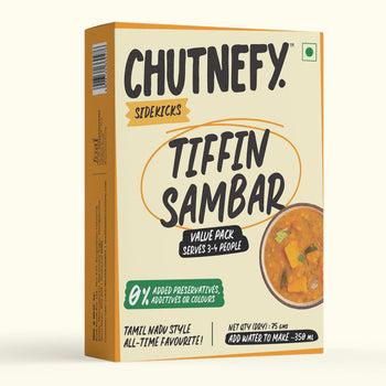 Sidekick - Tiffin Sambar | Tamil Nadu Style | Mild | Serves 3 to 4 | 30% Off