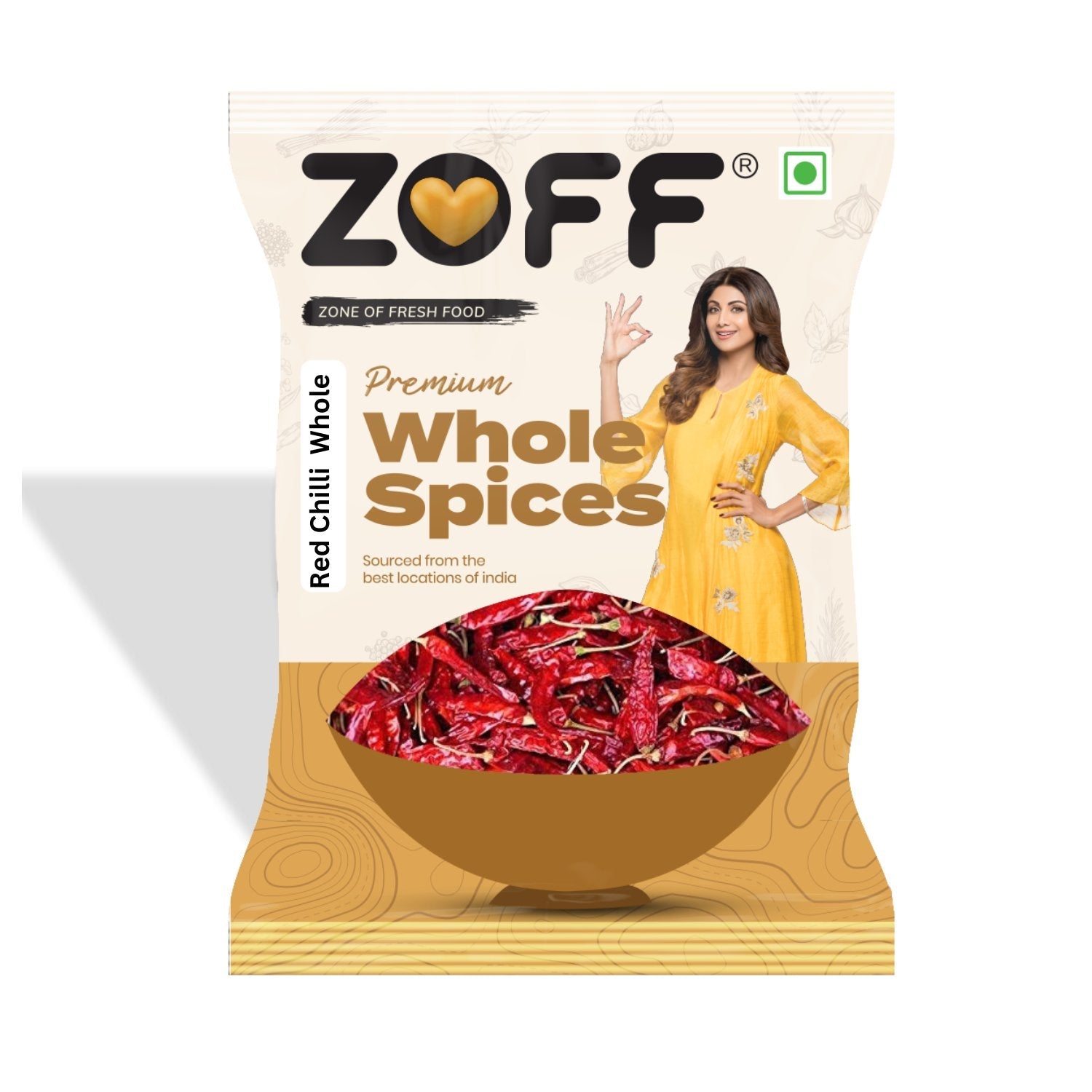 Zoff Dried Red Chilli | Natural and Fresh Sukhi | Lal Mirch Farm Picked