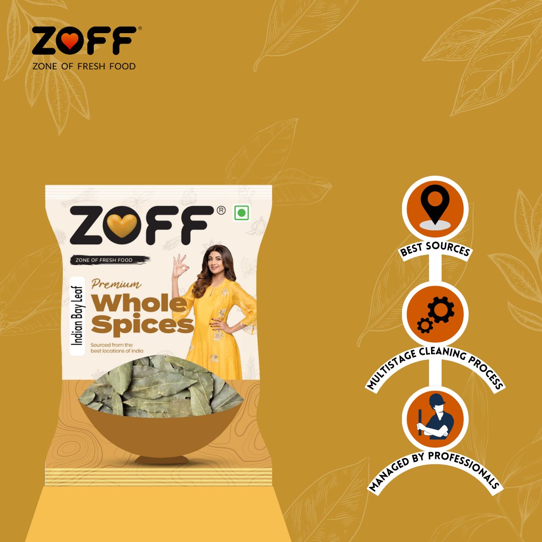 Zoff Indian Bay Leaf/Tej Patta - 50 Gm